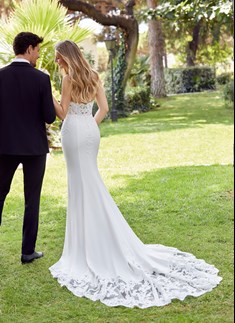 'DIAMANTE Wedding Dress